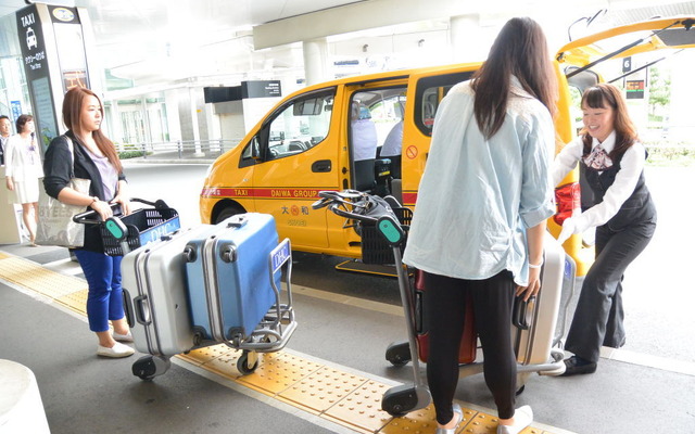 羽田空港国際線ターミナルタクシー乗り場（参考画像）