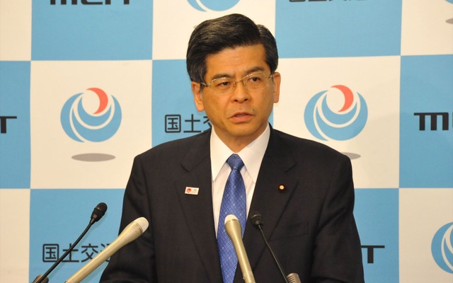 石井啓一国土交通相（28日・霞が関）