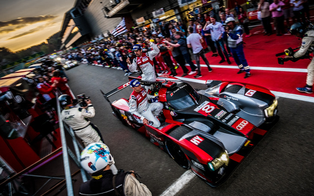 WECスパ戦を制したのはアウディ8号車。