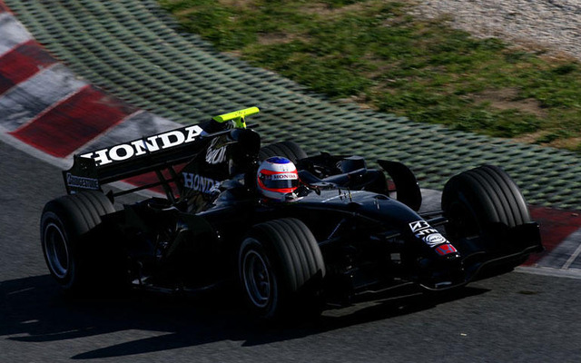 【ホンダF1】バリケロ、RA107 での初走行をエンジョイ