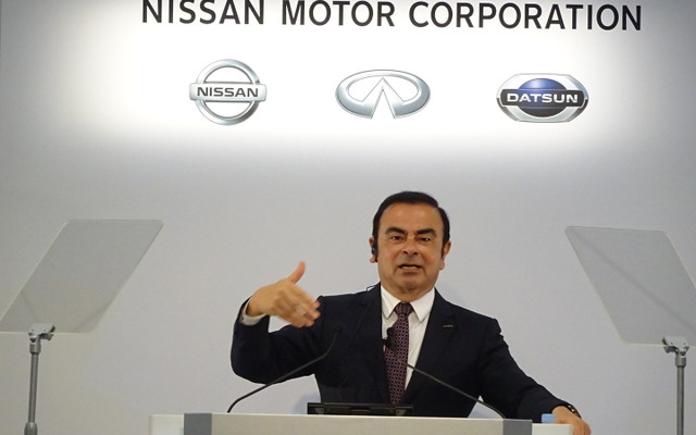 日産自動車 カルロス・ゴーン社長