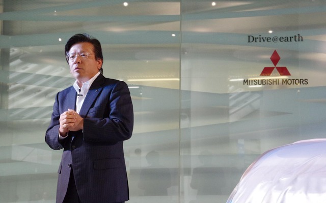 三菱自動車工業の相川哲郎社長（資料画像）