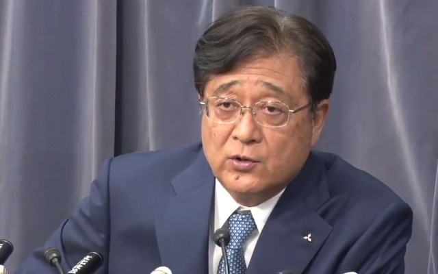 三菱自動車工業の益子修会長（資料画像）