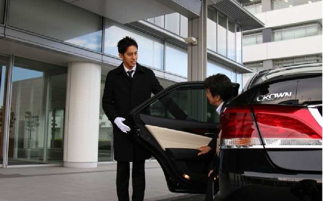 バレーパーキングサービスの車両受け渡し場所の様子（イメージ）