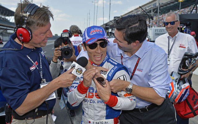 インディ500の予選で12位となった#14 佐藤琢磨。