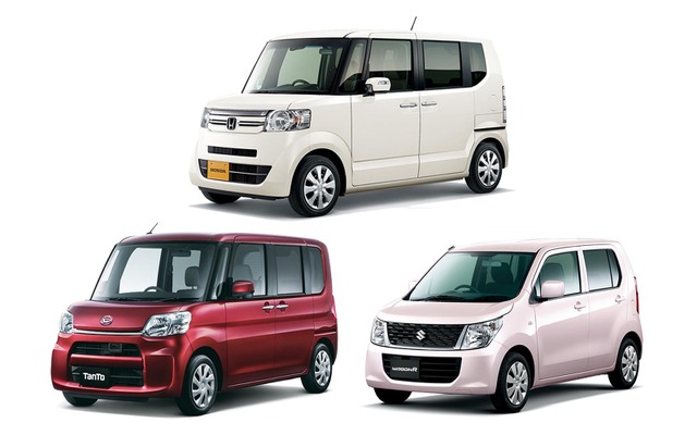 ホンダ N-BOX、ダイハツ タント、スズキ ワゴンR