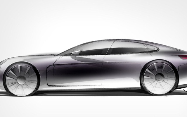 ポルシェ パナメーラ 次期型の予告スケッチ