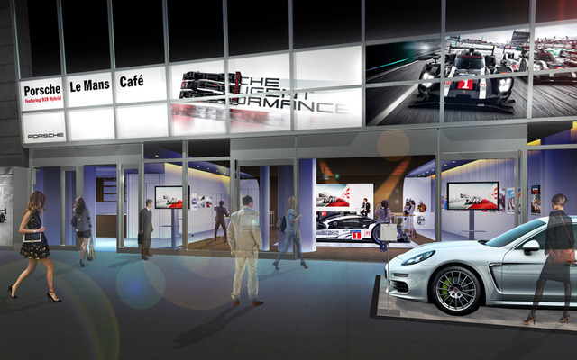 Porsche Le Mans Cafe featuring 919 Hybrid