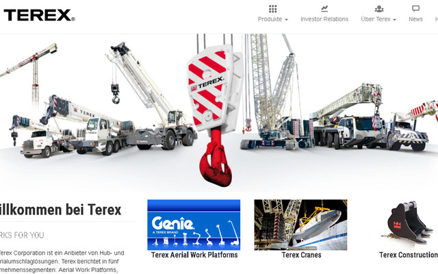 Terex社（WEBサイト）