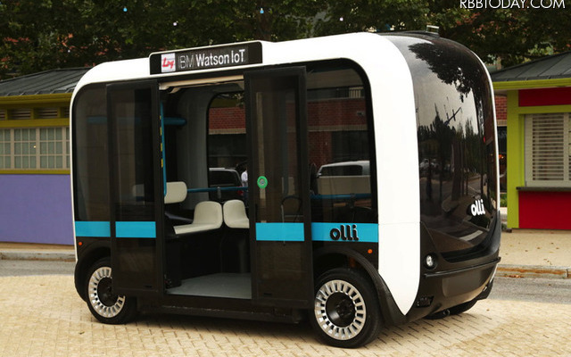 IBMの人工知能「Watson」を搭載！3Dプリンター製の自動運転バス「Olli」登場