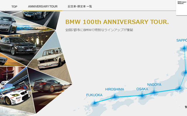 BMW 100th アニバーサリーツアー