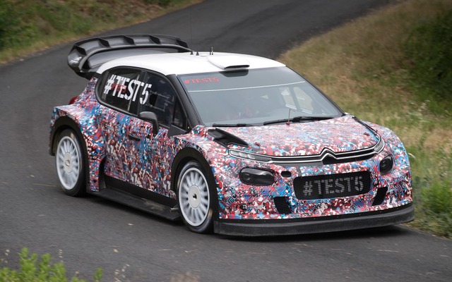 【WRC】シトロエンの2017年型マシン、初の舗装路テスト