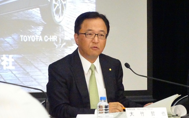 トヨタ自動車の大竹哲也常務役員