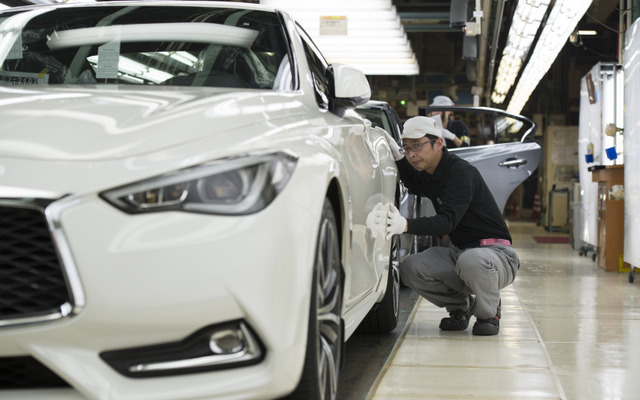 インフィニティ Q60 を生産する日産栃木工場