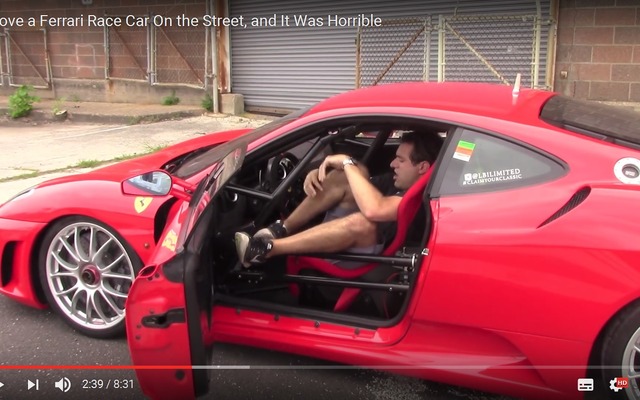 フェラーリF430チャレンジを公道でテスト