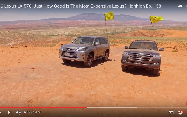 レクサスLX570とトヨタランドクルーザー200をオフロードで比較した米『モータートレンド』