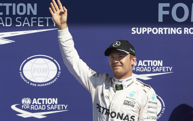 ベルギーGP予選、ロズベルグ（メルセデス）