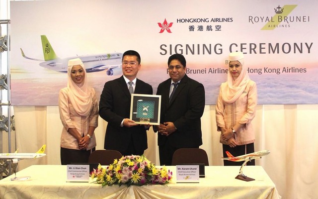 香港航空、ロイヤルブルネイ航空とコードシェア開始へ