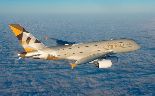 エティハド航空のエアバスA380型機