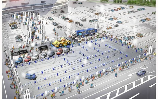 移動式ショールーム” 「Volkswagen Experience Park」イメージ