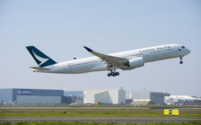 キャセイパシフィック航空のA350 XWB第1号機
