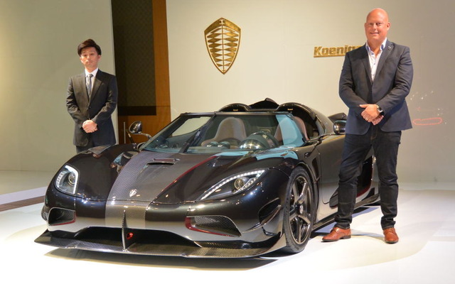 ケーニグセグ アゲーラ RSR 発表会