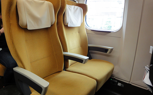東北新幹線車内