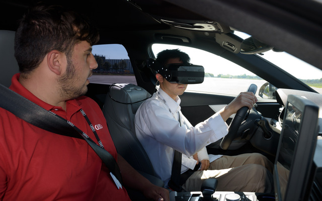 オキュラスをつけてのVRトレーニング