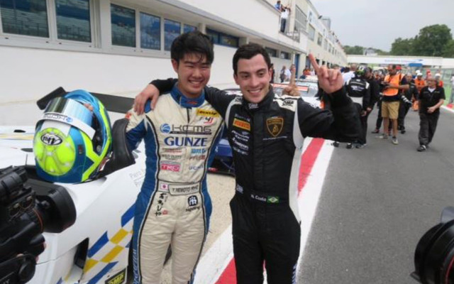 根本悠生がイタリアGT選手権デビューで初優勝