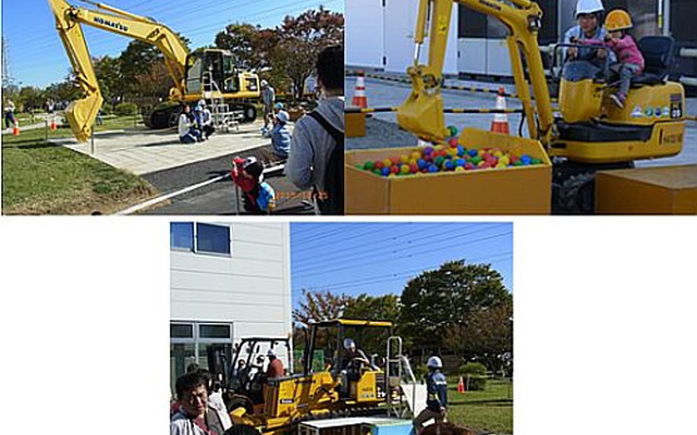 コマツ湘南工場フェア（昨年の様子）