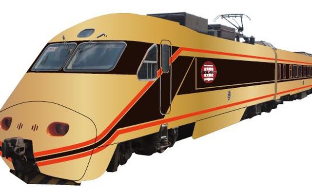 台鉄E1000形「日光詣スペーシア」デザイン車両のイメージ。10月3日から運行される。