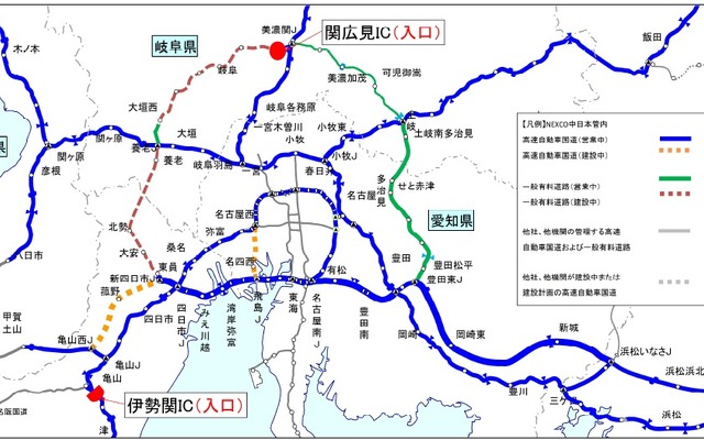 対象インターチェンジ