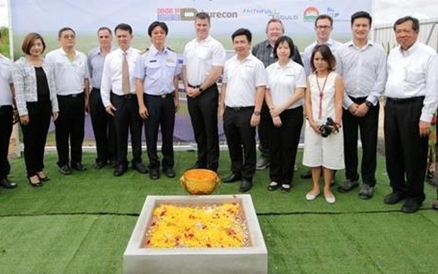 ターボチャージャー生産工場の起工式（6月28日）