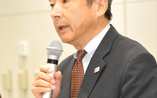 旅行業法制に関する検討会での田村明比古観光庁長官（6日・千代田区）