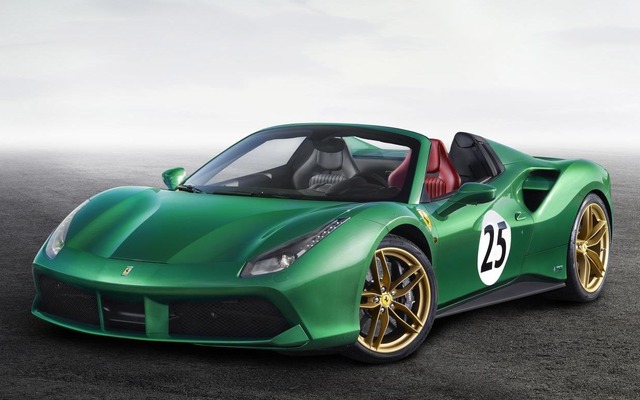 フェラーリ 488スパイダーのザ・グリーン・ジュエル