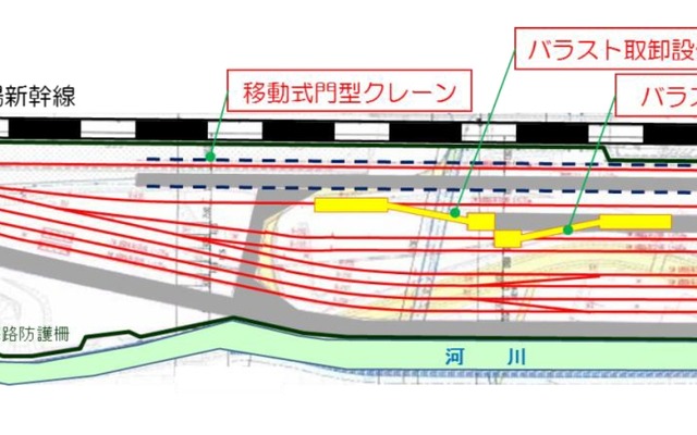 新しい保守基地の概略図。2021年3月の完成を予定している。