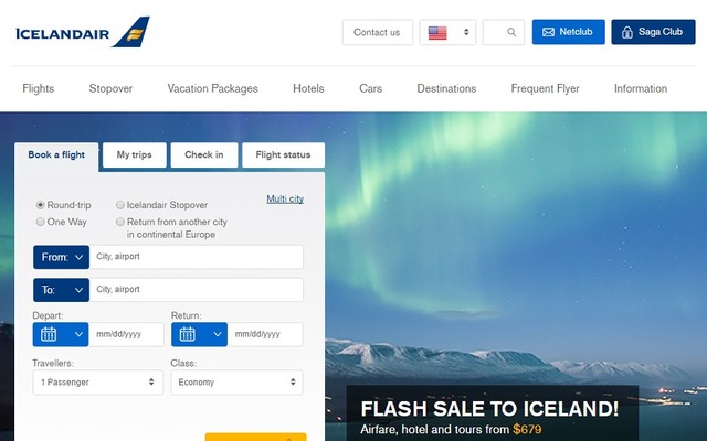 アイスランド航空公式サイト