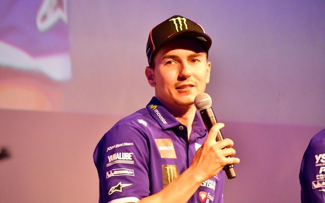ファンとの交流を楽しんだホルヘ・ロレンソ選手。