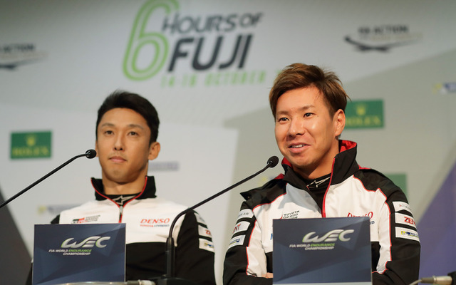 トヨタのLMP1-Hマシンで戦う中嶋一貴と小林可夢偉。