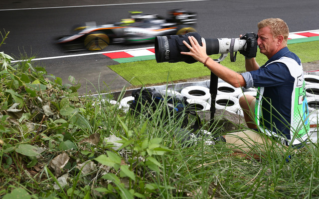 “F1日本GPを撮る” Getty Imagesのクライブ・メイソン