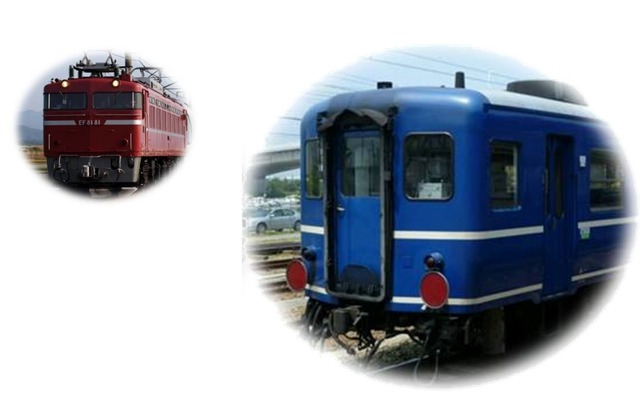 JR東日本は仙台～上野間でEF81（左）が12系（右）をけん引する「急行列車」を運行する。
