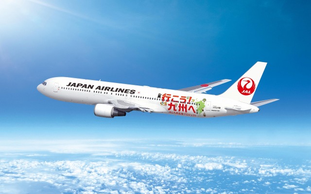 九州各県のキャラクターを配した特別塗装機「行こう！九州へ」JET（イメージ）
