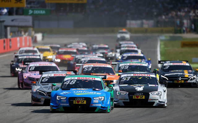 DTMではメルセデス、BMW、アウディが覇を競っている。