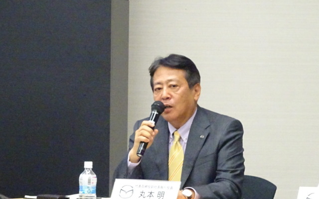 丸本副社長　《撮影　池原照雄》