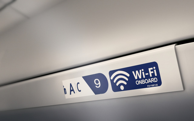 デルタ航空の機内Wi-Fi　source: Delta Air Lines