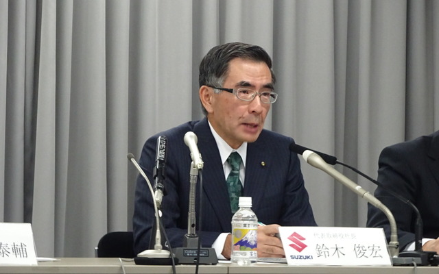 鈴木俊宏社長　《撮影　池原照雄》