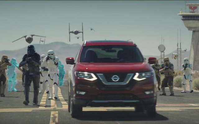 日産 ローグ のスター・ウォーズ仕様の予告イメージ