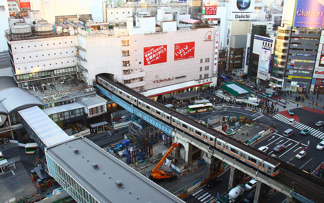 2013年1月の渋谷