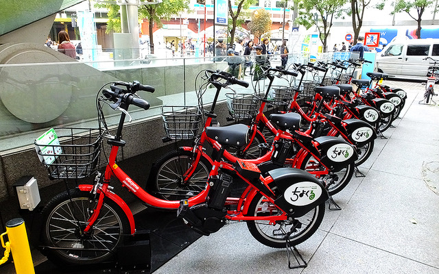 ドコモ・バイクシェア（東京丸の内の「ちよくる」）　