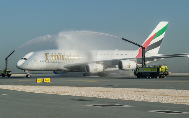 エミレーツ航空、ドバイ＝ドーハ線に超大型機A380を投入